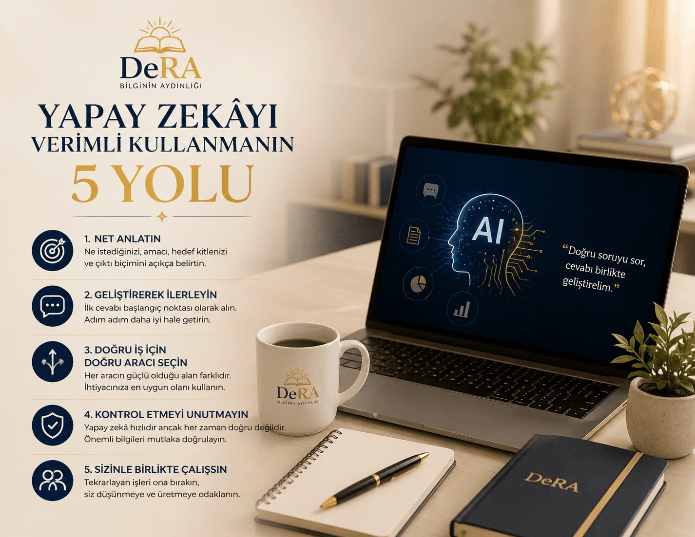 Yapay Zekayı Verimli Kullanmanın 5 Yolu